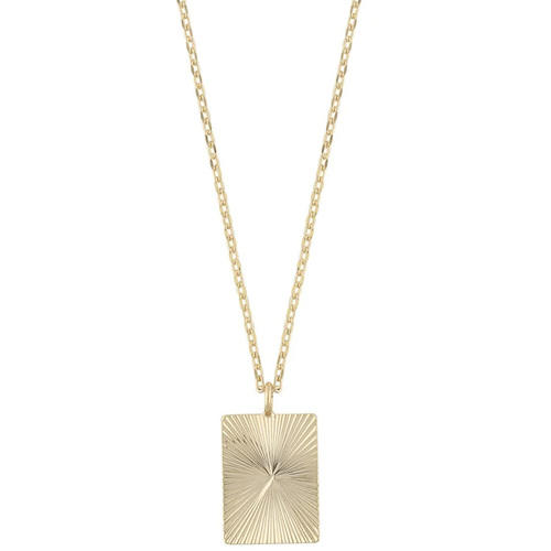 Snö of Sweden Ray ID pendant neck 45 plain gold
