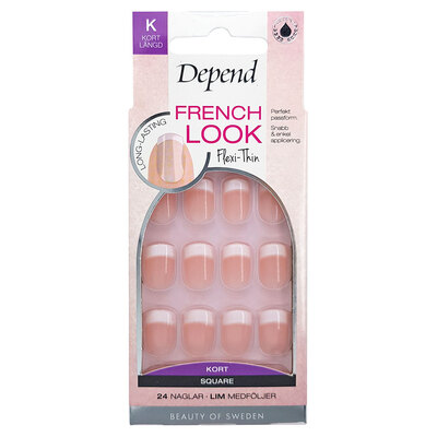 Depend French Look Rosa Square Kort