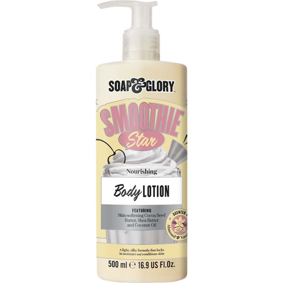 Smoothie Star Body Lotion for Softer and Smoother Skin, 500 ml Soap & Glory Body Cream Hudpleie - Kroppspleie - Kroppskremer - Body Cream