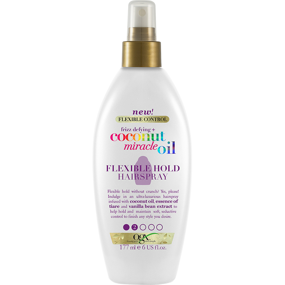Coconut Miracle Oil Flexible Hold Hair Spray, 177 ml OGX Hårstyling
