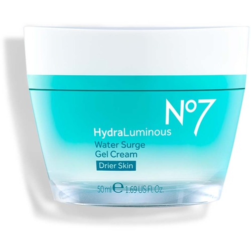 No7 Hydraluminous Water Surge Gel Cream for Dry Skin, Hydration