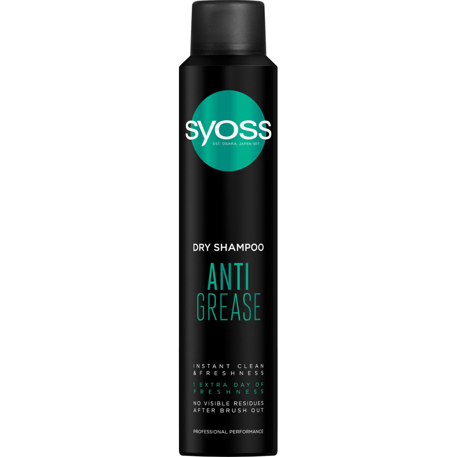 Dry Shampoo Anti-Grease, 200 ml Syoss Tørrsjampo Hårpleie - Hårpleieprodukter - Tørrsjampo