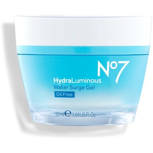 No7 Hydraluminous Water Surge Gel for Hydration, Glowing