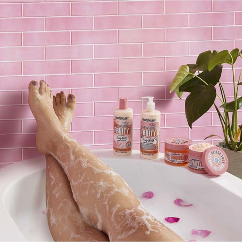 Soap & Glory Call of Fruity Body Scrub for Exfoliation and Smoother Skin