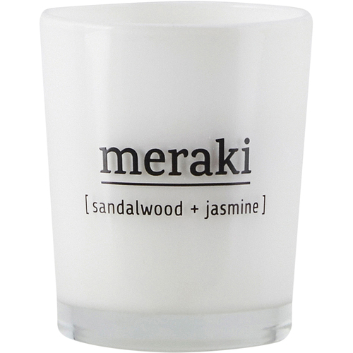 Meraki Sandalwood & Jasmine Scented Candle