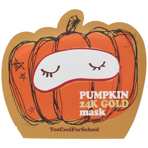 TooCoolForSchool Pumpkin 24K Gold Mask