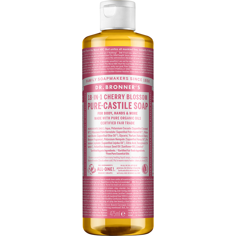 Bilde av Pure Castile Liquid Soap, 475 Ml Dr. Bronner's Bad- & Dusjkrem