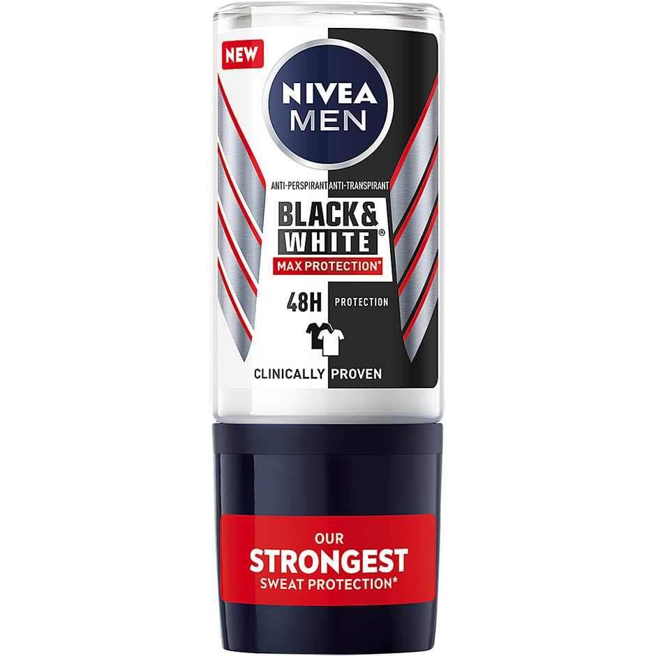 Black & White Max Protect Roll On, Nivea Herredeodorant Hudpleie - Deodorant - Herredeodorant