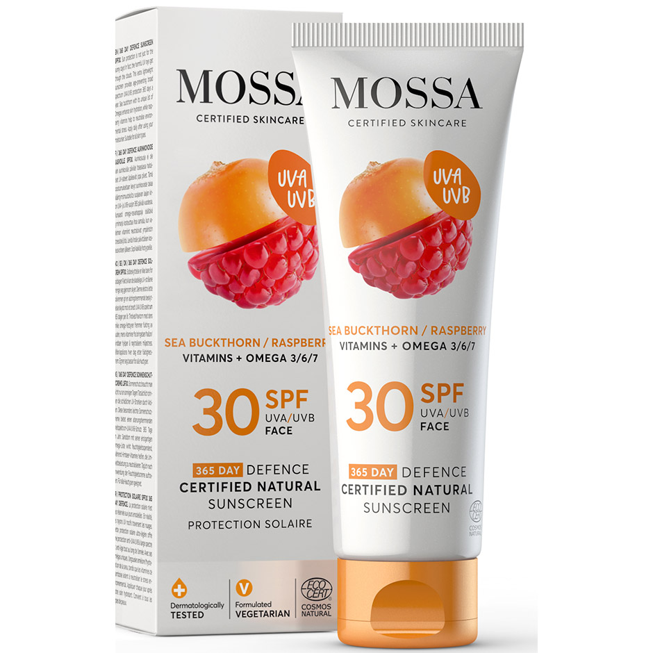Bilde av 365 Days Defence Certified Natural Sunscreen, 50 Ml Mossa Solkrem