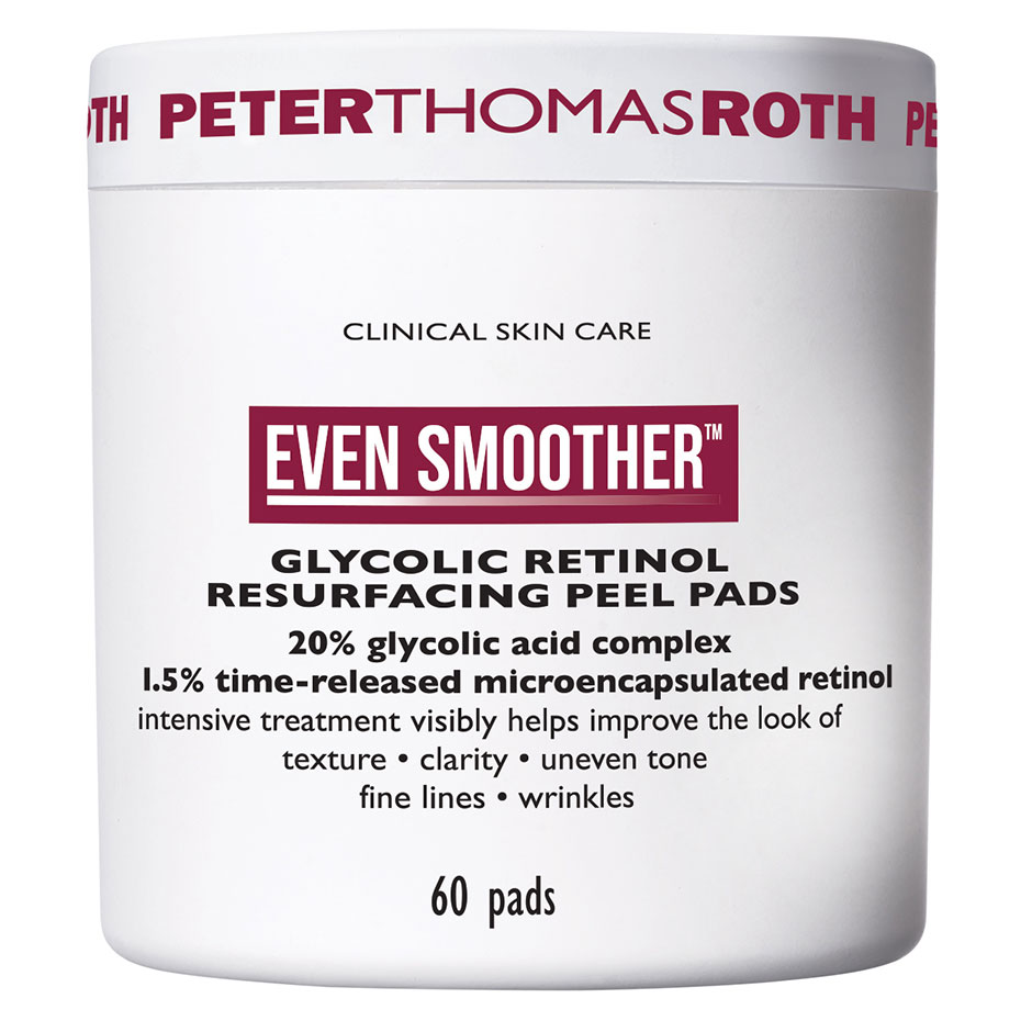 Even Smoother™ Glycolic Retinol Resurfacing Peel Pads, 60 ml Peter Thomas Roth Ansiktspeeling Hudpleie - Ansiktspleie - Ansiktspeeling