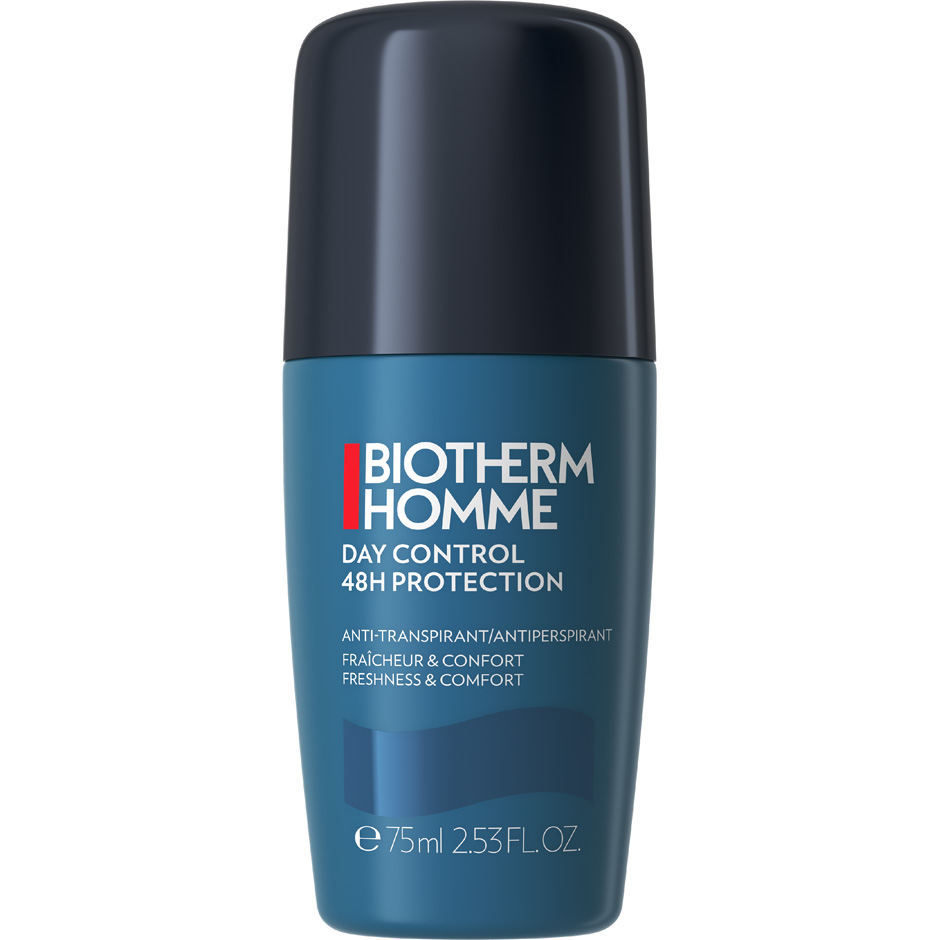 Biotherm Homme 48h Day Control Roll-On, 75 ml Biotherm Herredeodorant Hudpleie - Deodorant - Herredeodorant