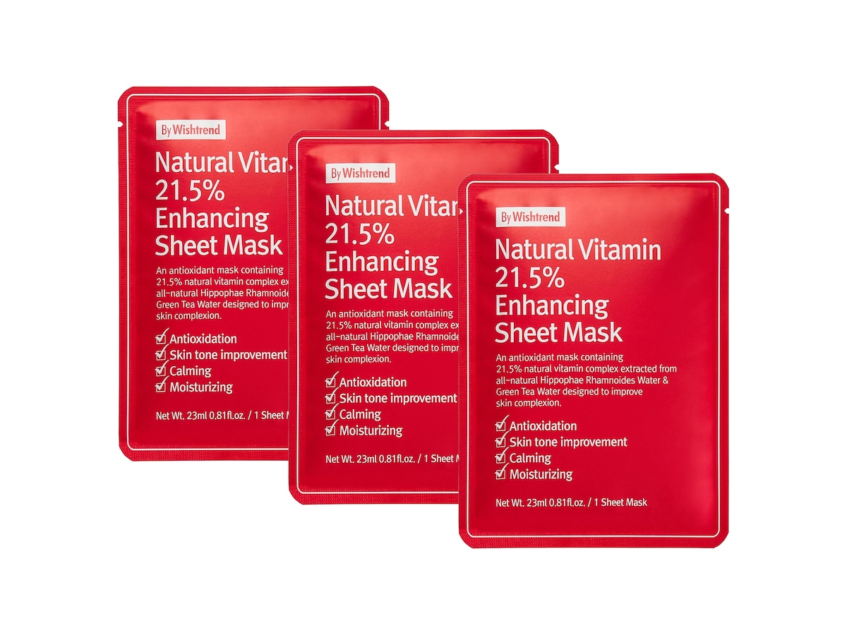 Bilde av By Wishtrend Natural Vitamin 21,5% Enhancing Sheet Mask, By Wishtrend Sheet Masks