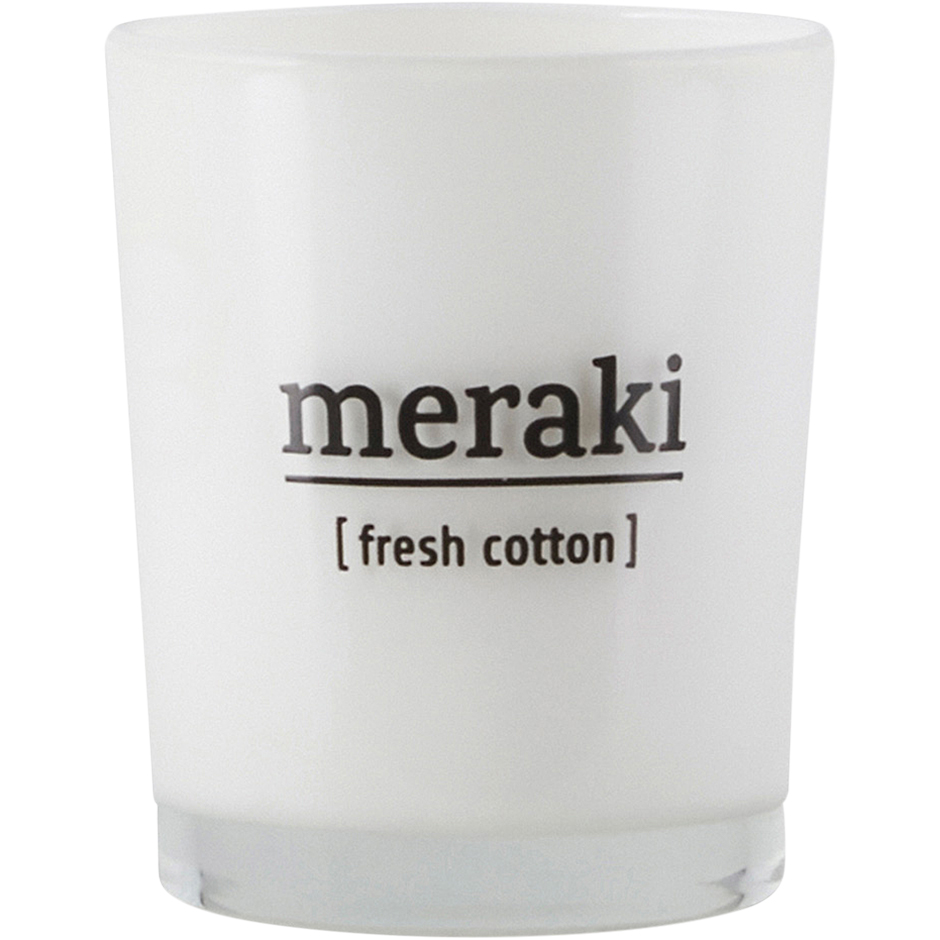 Fresh Cotton Scented Candle, Meraki Duftlys