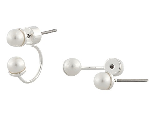 Snö of Sweden Midnight Pearl Double Ear Silver White