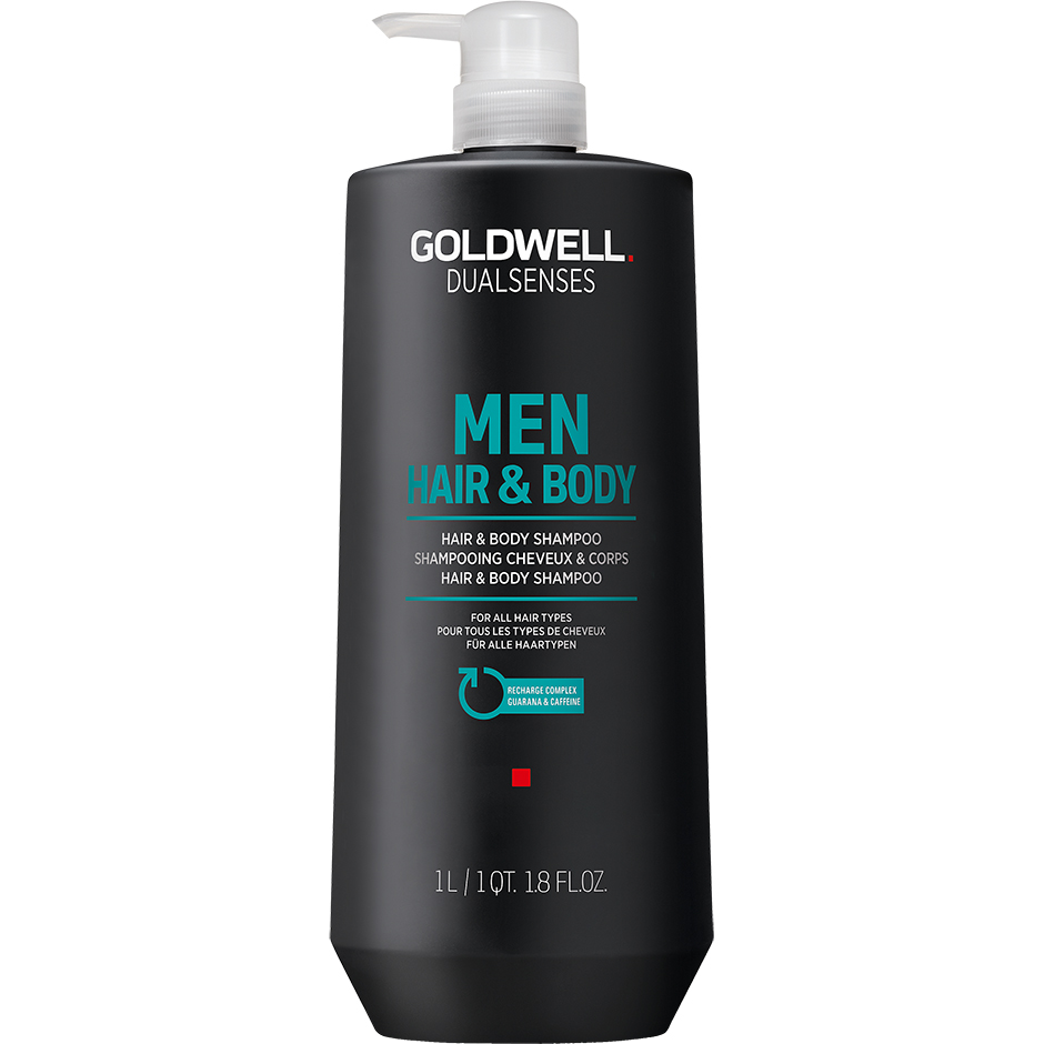 Dualsenses Men Hair & Body, 1000 ml Goldwell Shampoo Hårpleie - Hårpleieprodukter - Shampoo