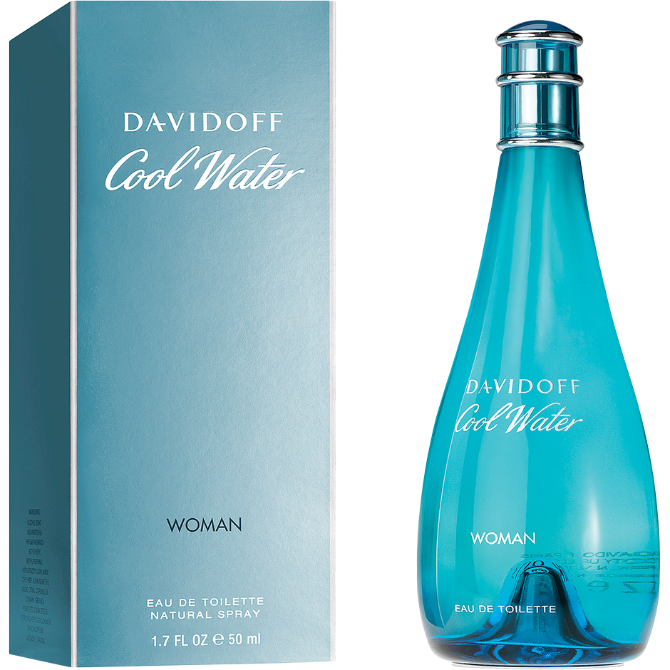 Cool Water Woman EdT, 50 ml Davidoff Dameparfyme Duft - Damedufter - Dameparfyme