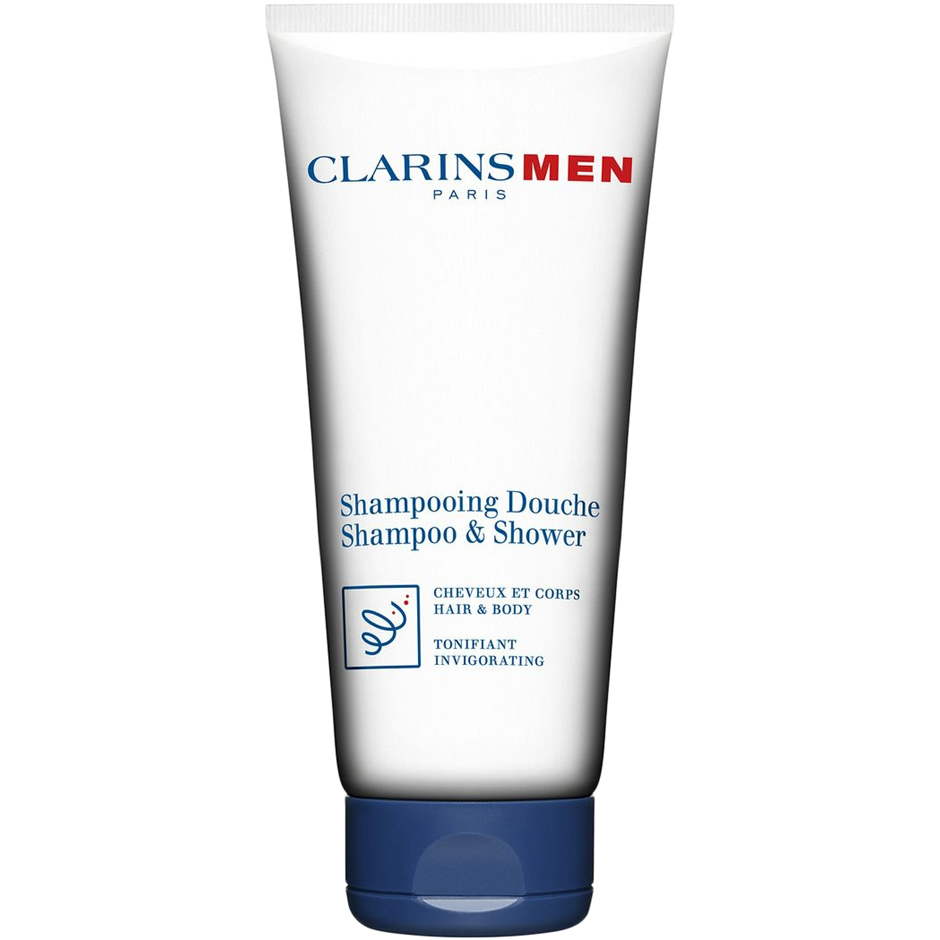Clarins Men Shampoo & Shower Gel, 200 ml Clarins Men Sjampo Hårpleie - Hårpleie for menn - Hårpleieprodukter - Sjampo