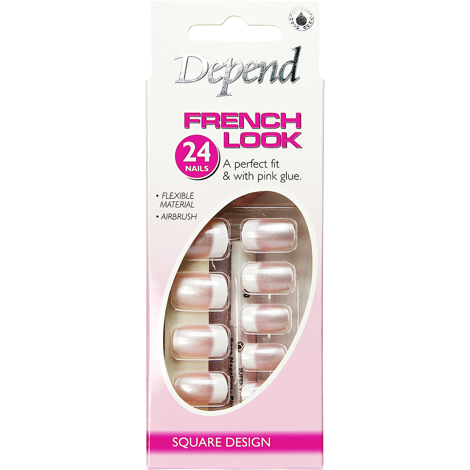 French Look 11 Artificial Nails,  Depend LÃ¸snegler test