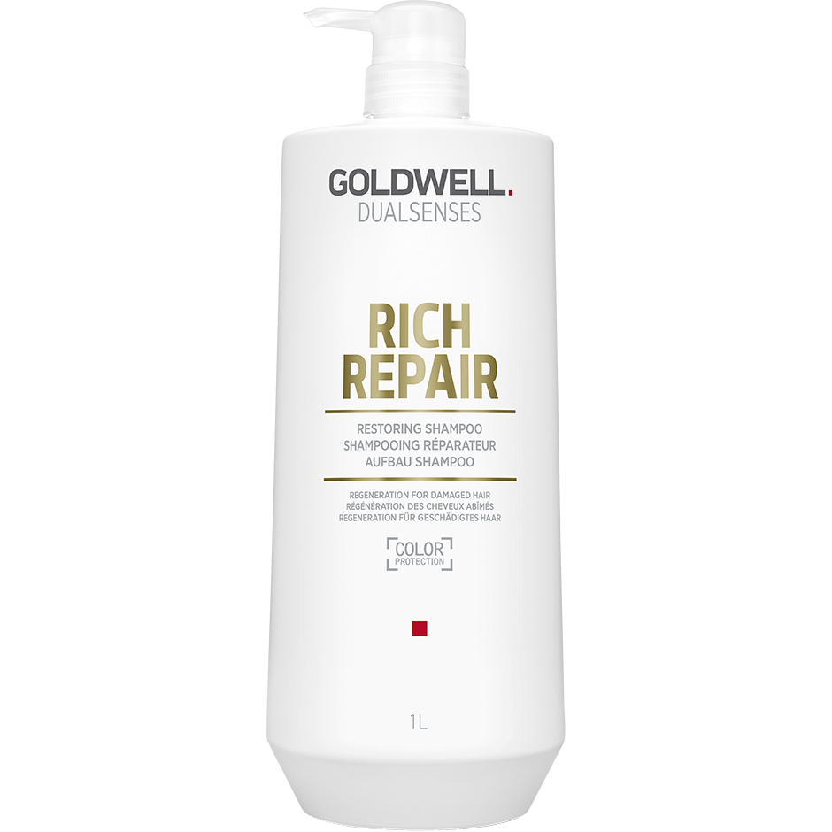 Dualsenses Rich Repair, 1000 ml Goldwell Shampoo Hårpleie - Hårpleieprodukter - Shampoo