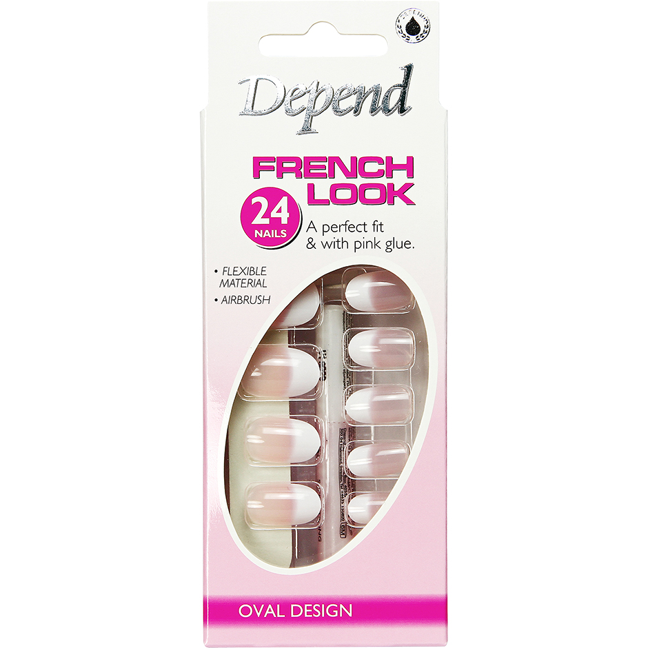 French Look Artificial Nails,  Depend LÃ¸snegler test