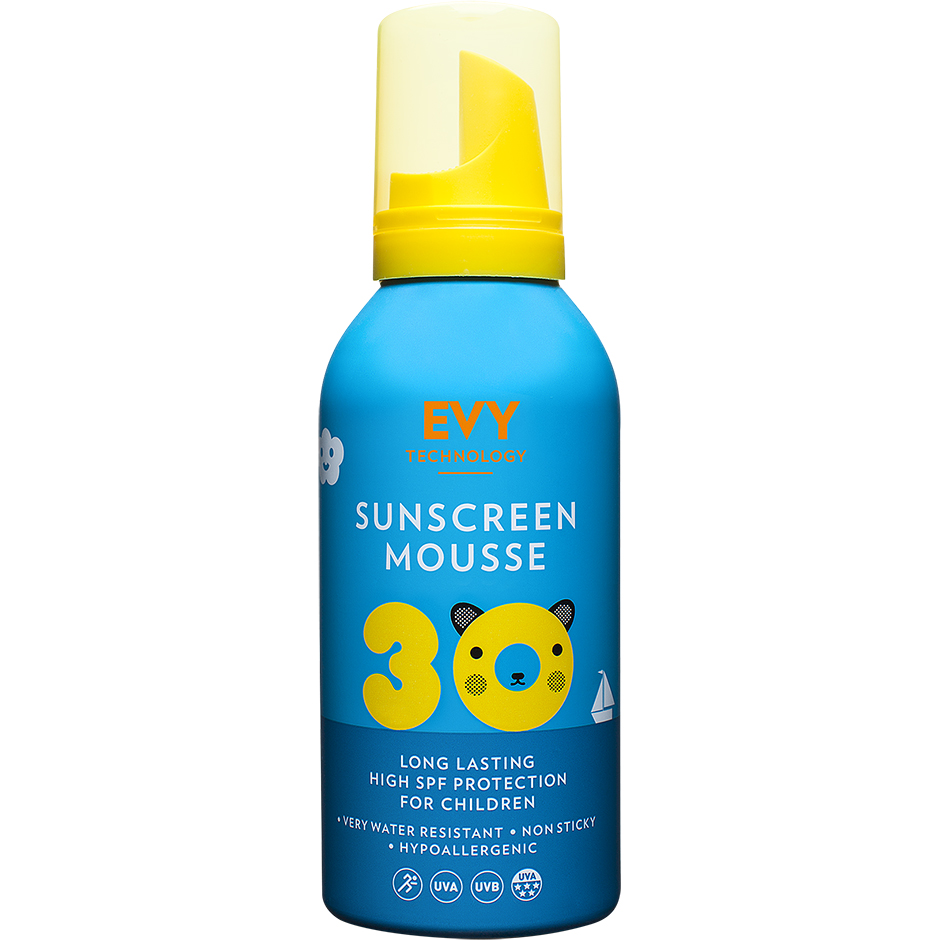 EVY Sunscreen Mousse Kids 30 SPF, 150 ml EVY Technology Mamma & Baby