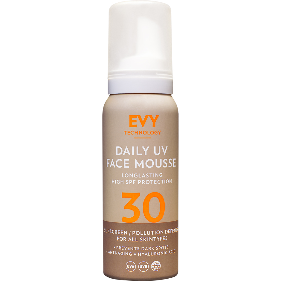EVY Daily Face Mousse SPF30, 75 ml EVY Technology Solbeskyttelse til kropp