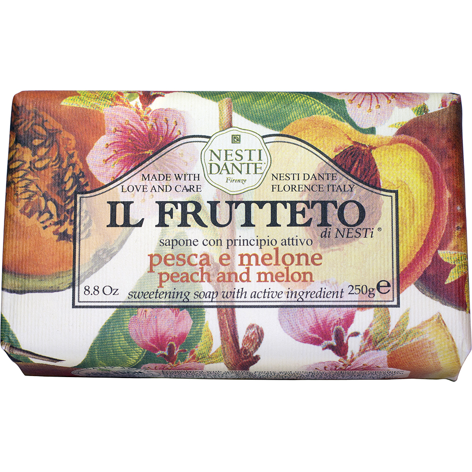 IL Frutteto Peach & Melon, 250 g Nesti Dante Håndsåpe Hudpleie - Kroppspleie - Hender & Føtter - Håndsåpe
