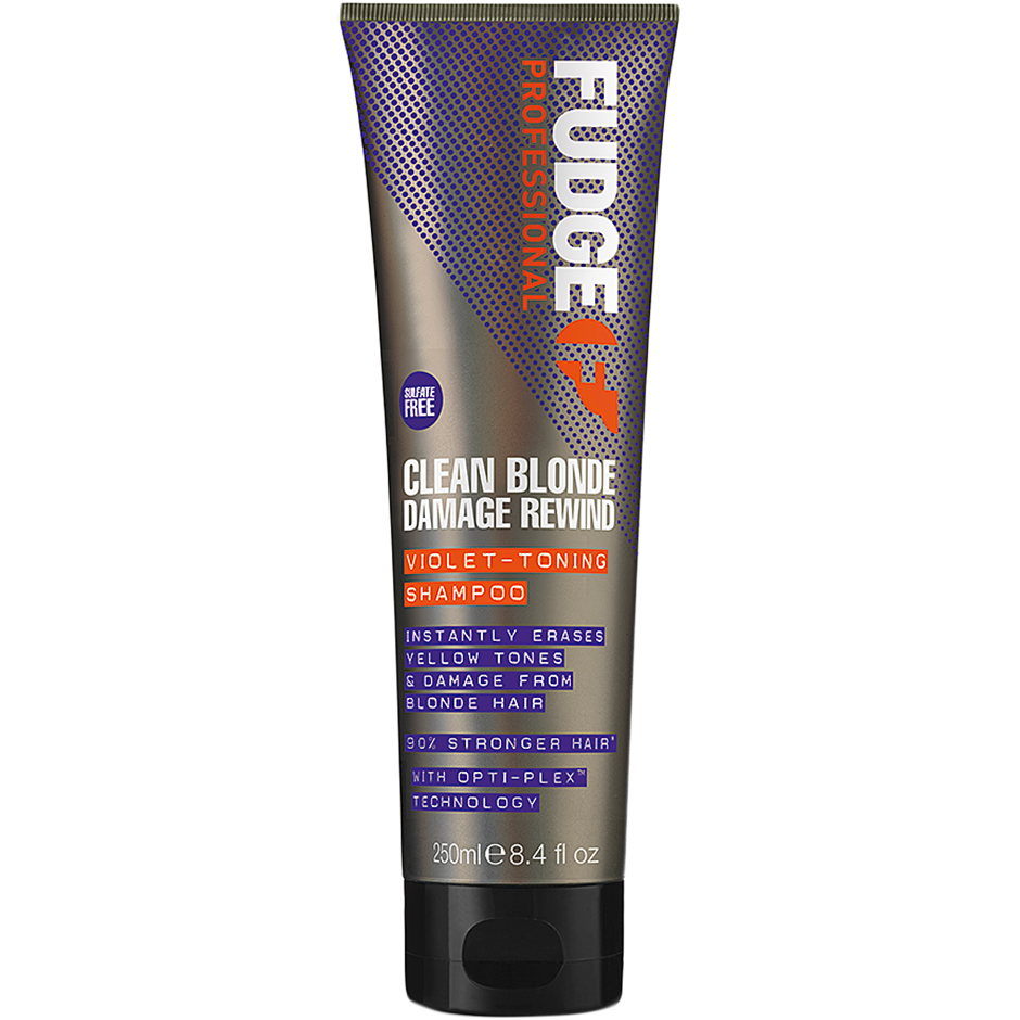 Fudge Clean Blonde Damage Rewind Violet-Toning Shampoo, 250 ml Fudge Spesielle behov Hårpleie - Hårpleieprodukter - Spesielle behov
