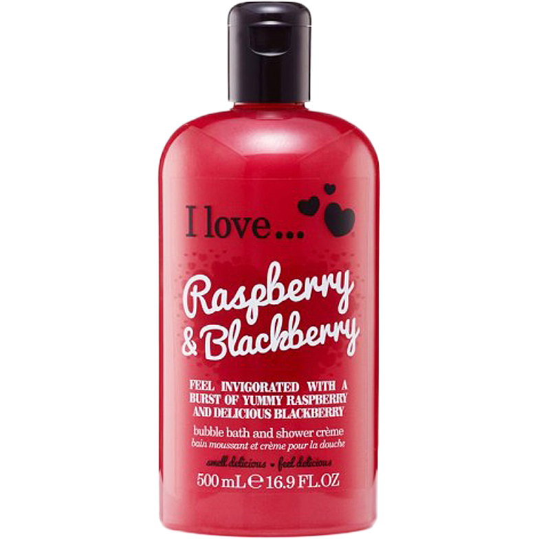 Raspberry & Blackberry, 500 ml I love… Badeskum & badesalt Hudpleie - Kroppspleie - Dusj & Bad - Badeskum & badesalt