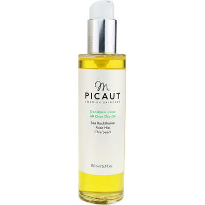 M Picaut Swedish Skincare Goodness Glow All Over Dry Oil
