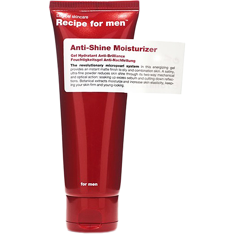 Anti-Shine Moisturizer, 75 ml Recipe for men Ansiktskrem for menn