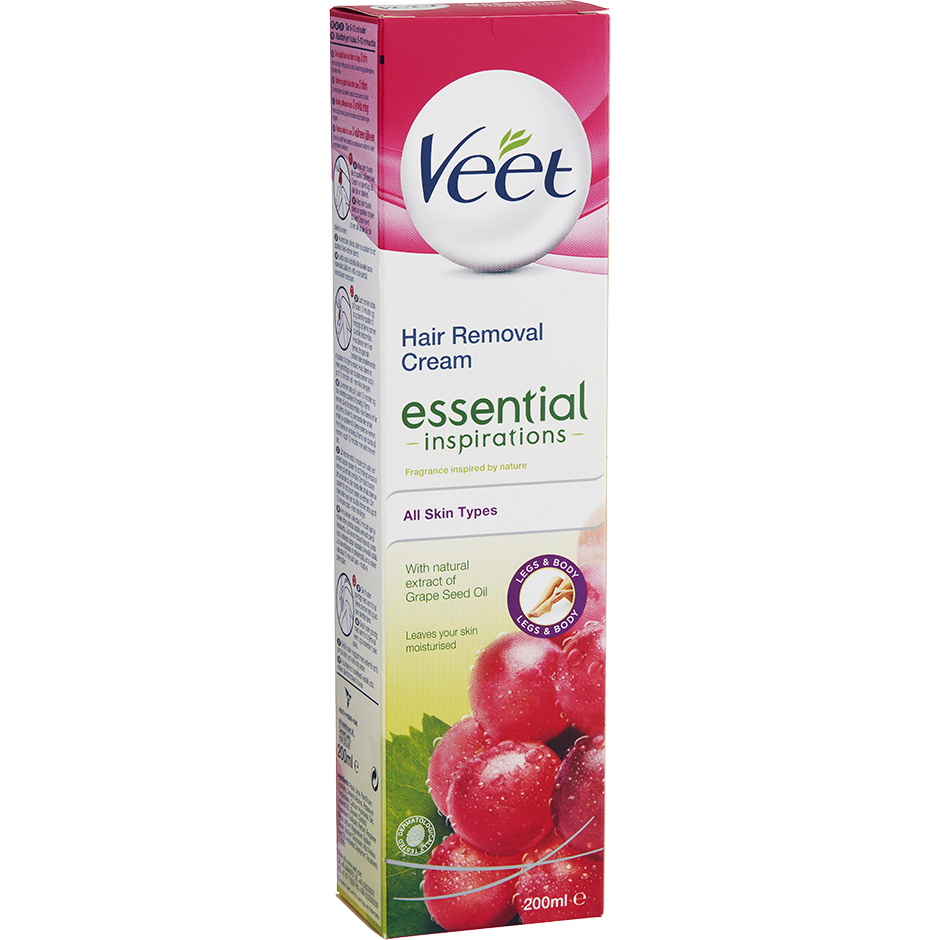 Veet Essential Inspirations Hair Removal Cream, 200 ml Veet Voks & Gel