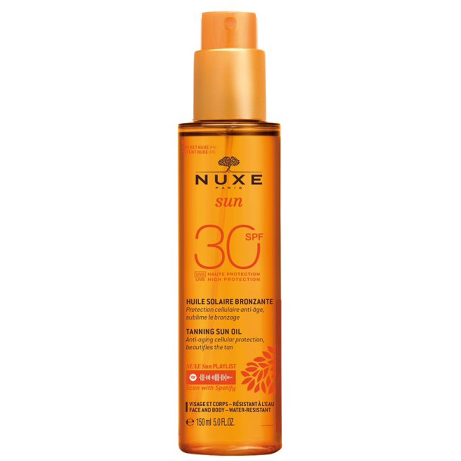 NUXE Sun Tanning Oil Face & Body SPF 30, 150 ml Nuxe Solbeskyttelse til kropp Hudpleie - Solprodukter - Solkrem - Solbeskyttelse til kropp