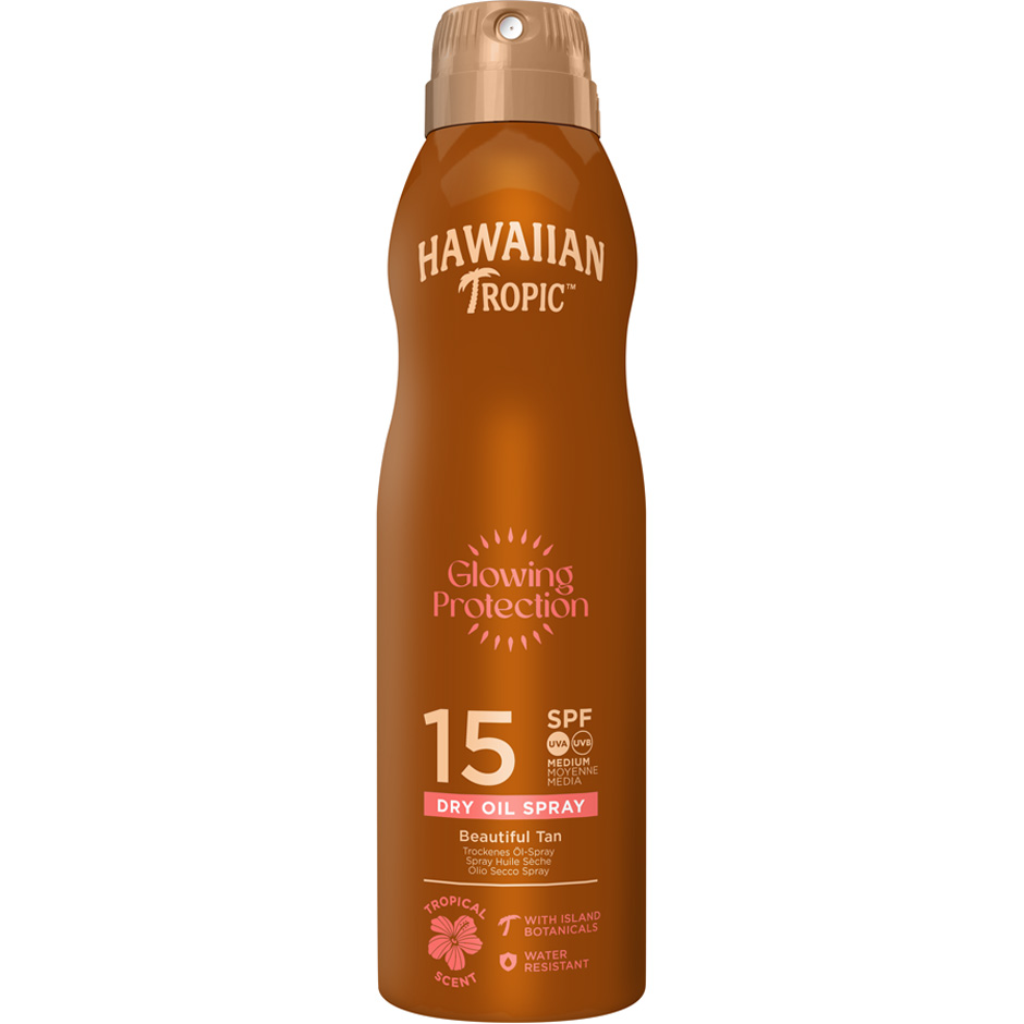 Hawaiian Tropic Dry Oil Argan C-Spray SPF 15, 180 ml Hawaiian Tropic Solbeskyttelse til kropp