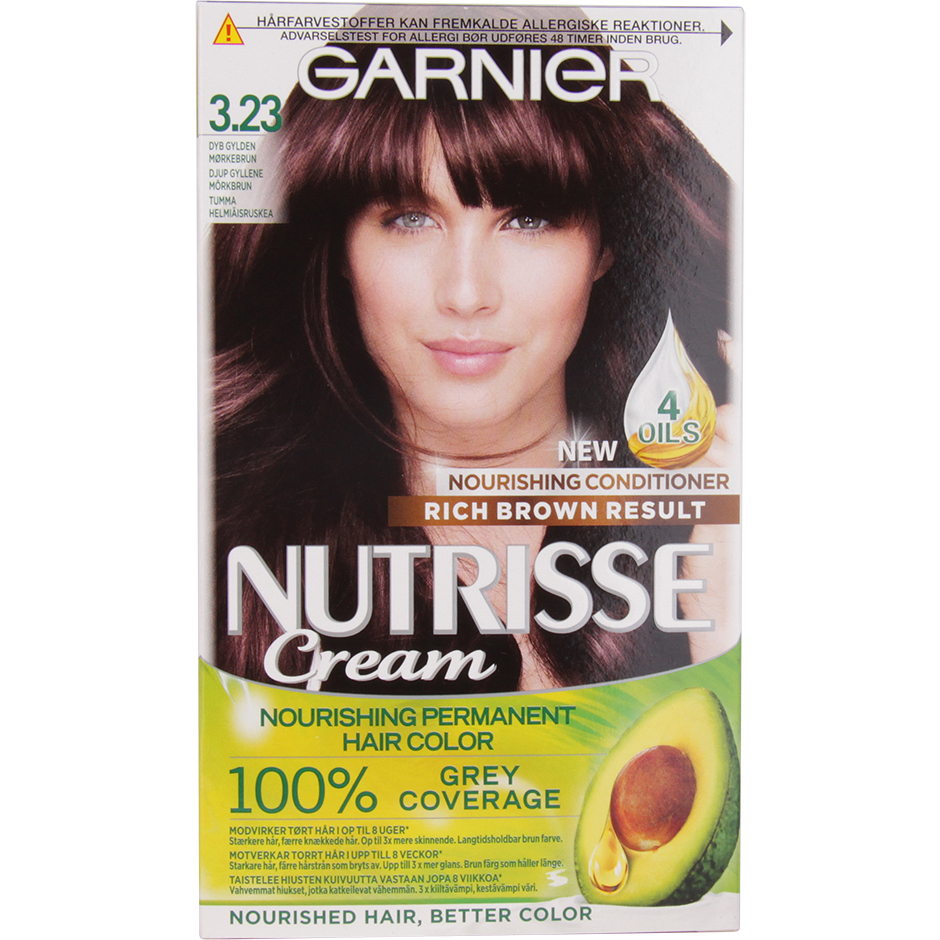 Garnier Nutrisse Dark Quartz, Garnier Brun hårfarge