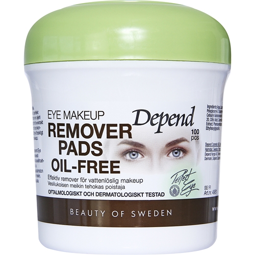 Depend Remover Pads Oil Free