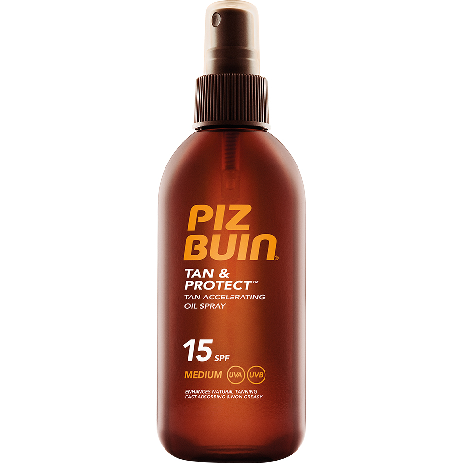 Piz Buin Tan & Protect Oil Spray SPF 15, 150 ml Piz Buin Solkrem test