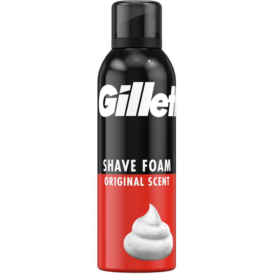 Regular Shaving Foam, 200 ml Gillette Til barbering Hudpleie - Hudpleie for menn - Barbering for menn - Skjegg & Bart - Til barbering