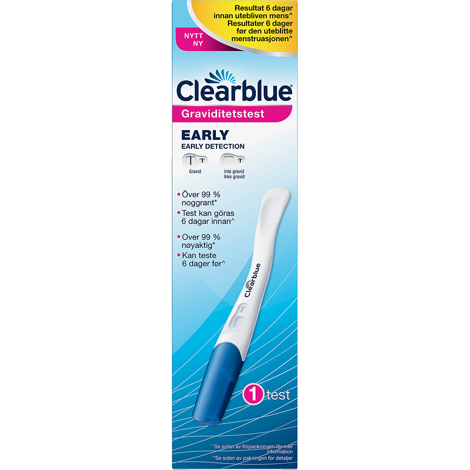 Early Pregnancy Test, Clearblue Selvtest
