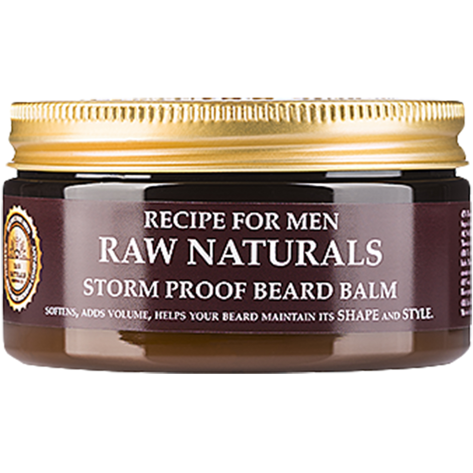 Raw Naturals Storm Proof Beard Balm, 100 ml Raw Naturals by Recipe for Men Skjegg & Bart Hudpleie - Hudpleie for menn - Barbering for menn - Skjegg & Bart