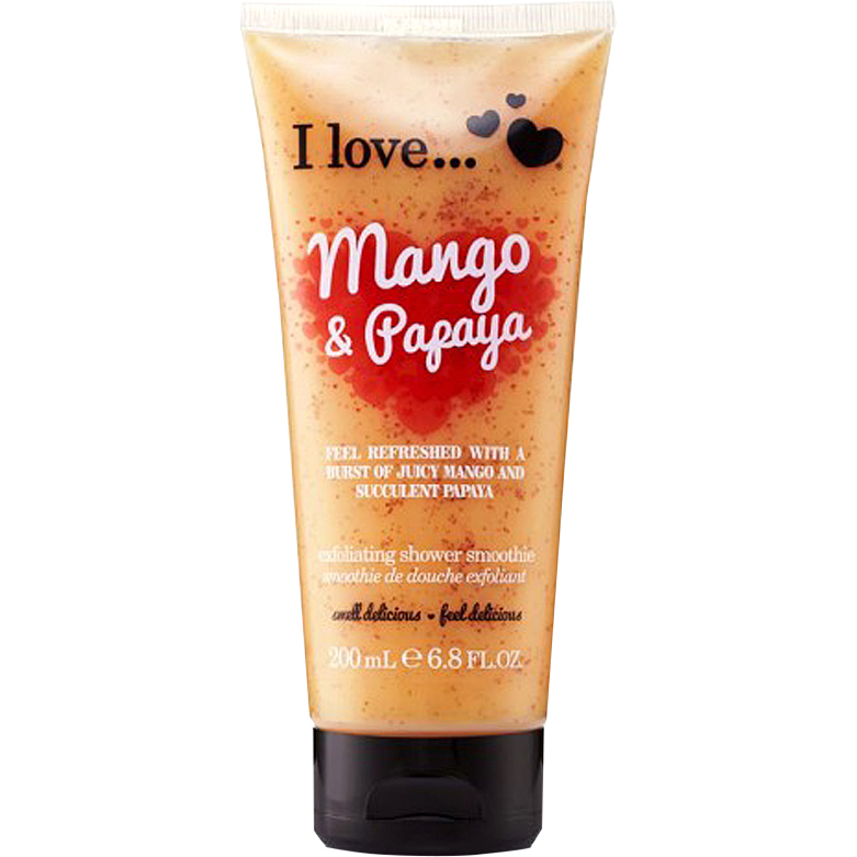 Mango & Papaya, 200 ml I love… Body Scrub Hudpleie - Kroppspleie - Body Scrub