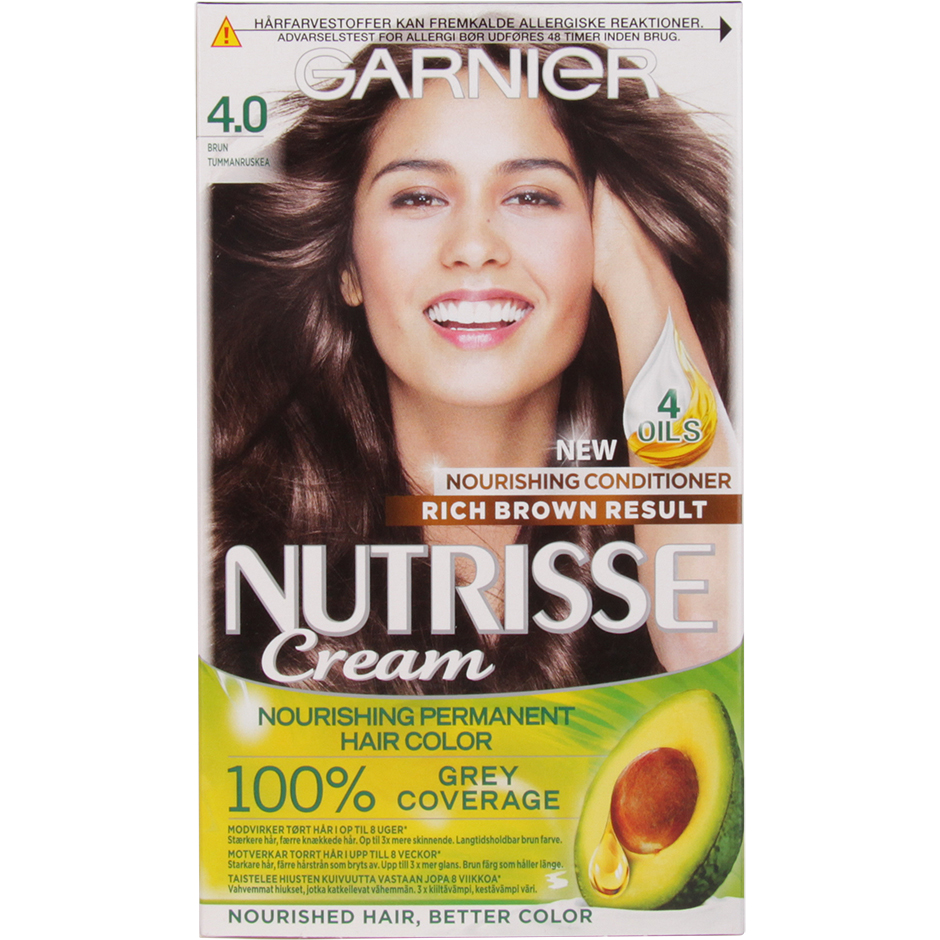 Garnier Nutrisse Cacao, Garnier Brun hårfarge